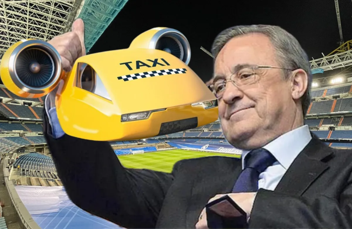 Florentino deja sorprendidos a todos: inversión de 100 millones en taxis voladores
