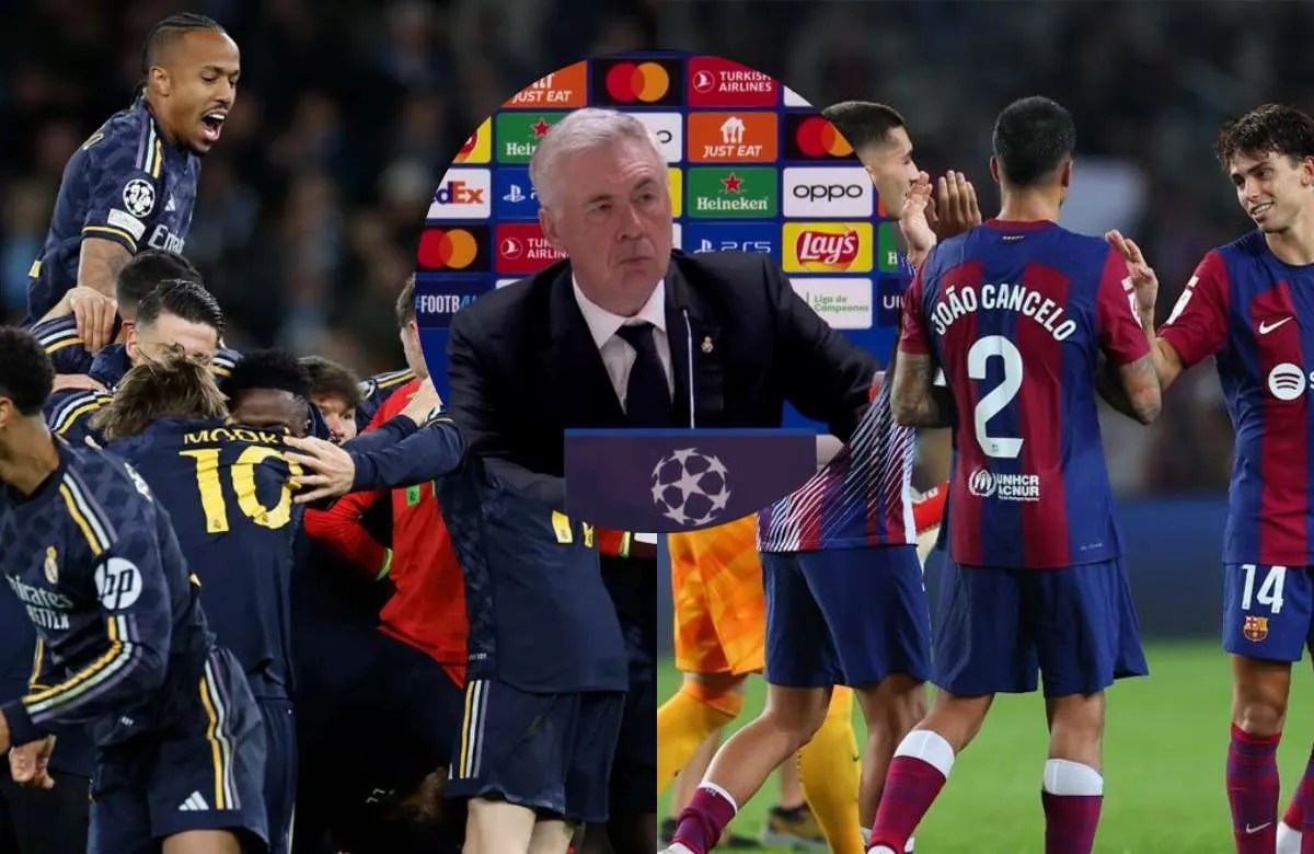 Aviso de Ancelotti a sus jugadores: “Si empatamos contra el Barcelona…”