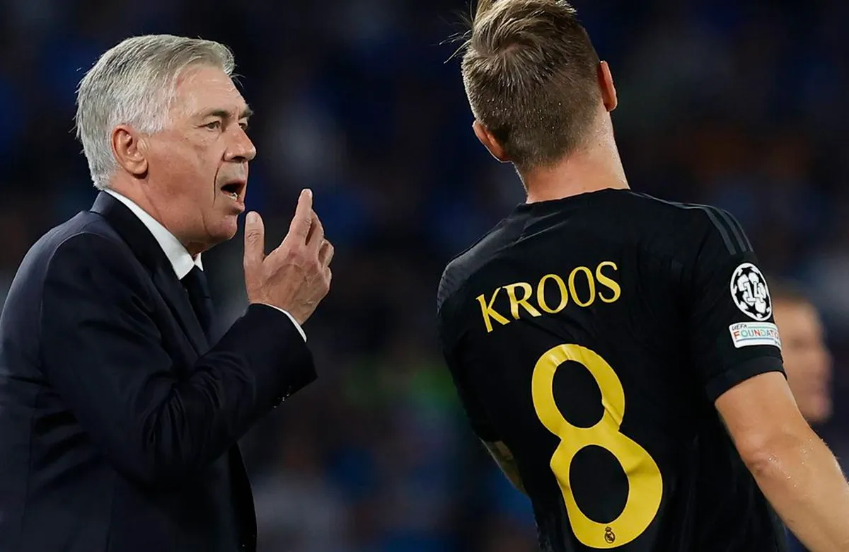 Kroos y Ancelotti
