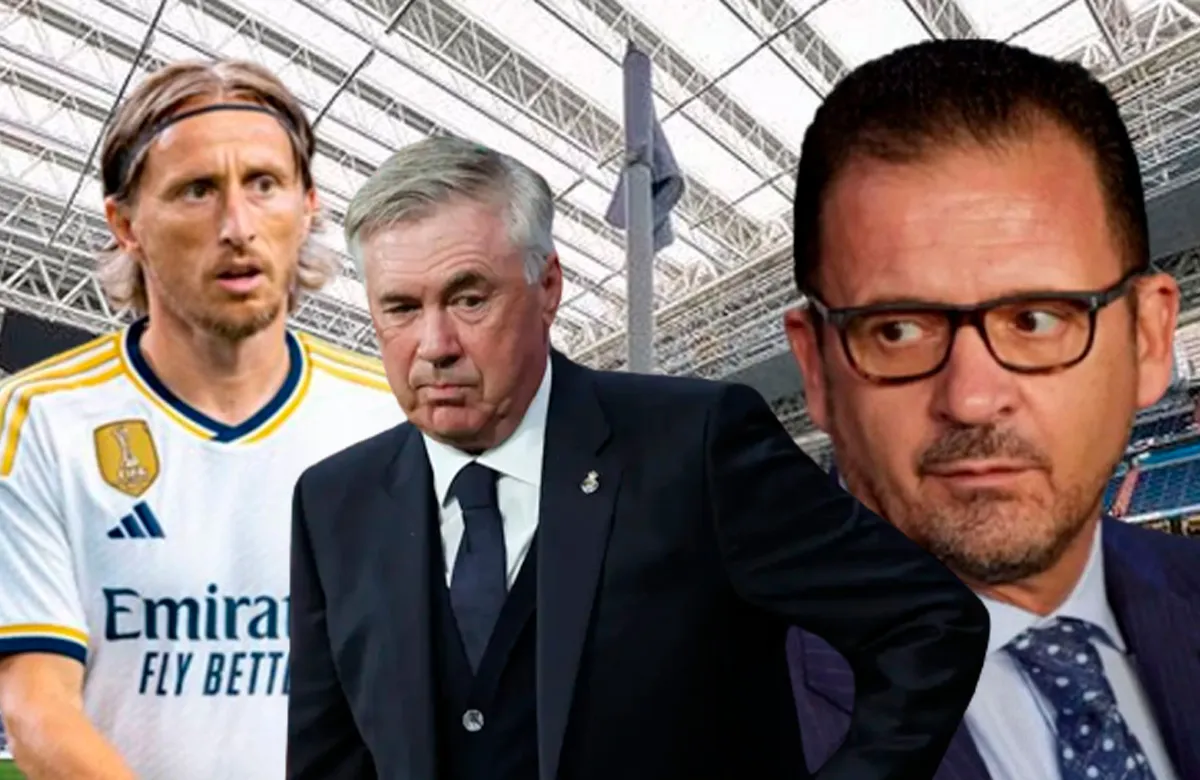 Mijatovic, Modric y Ancelotti