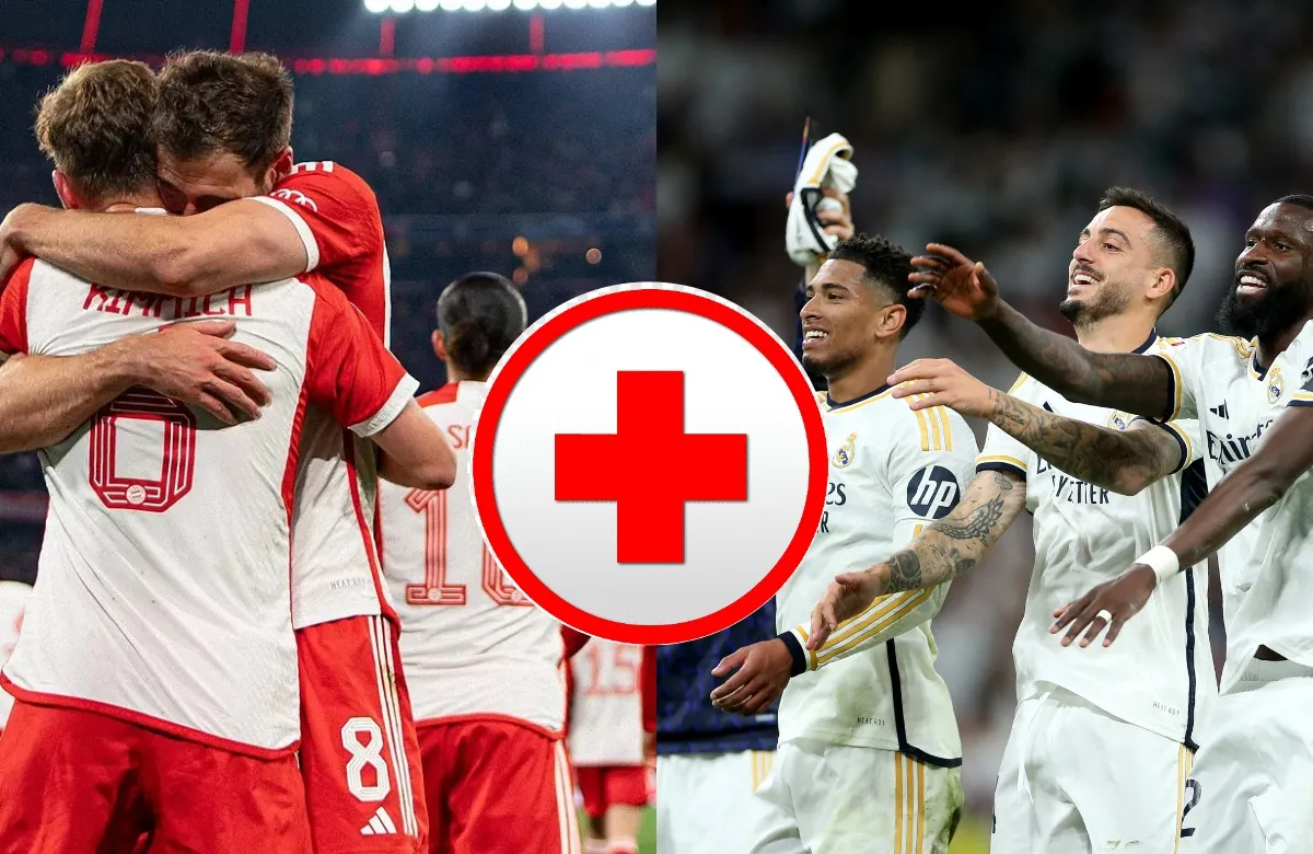 Oficial: se han lesionado y los dos se pueden perder el Bayern – Real Madrid