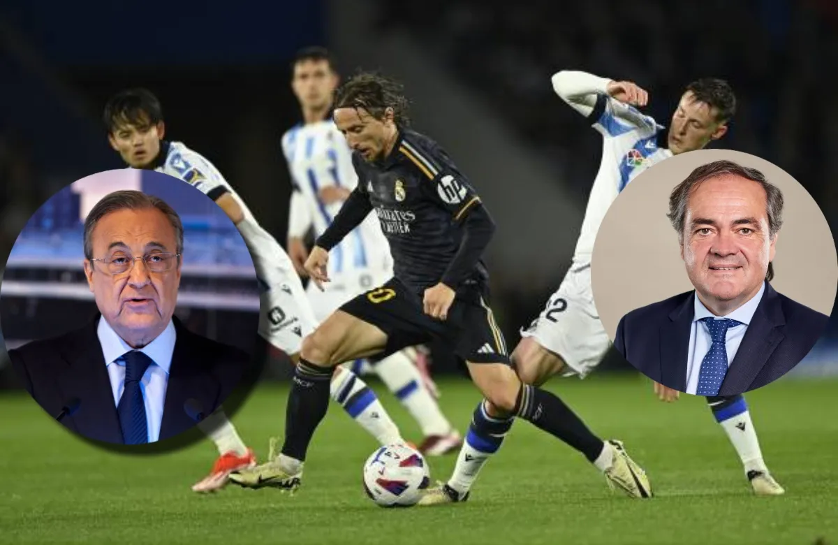El presidente de la Real le pidió un jugador a Florentino en el palco: “Si no os cabe…”