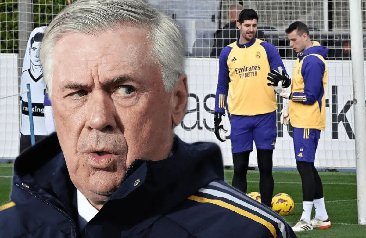Ancelotti debe decidir entre Courtois y Lunin