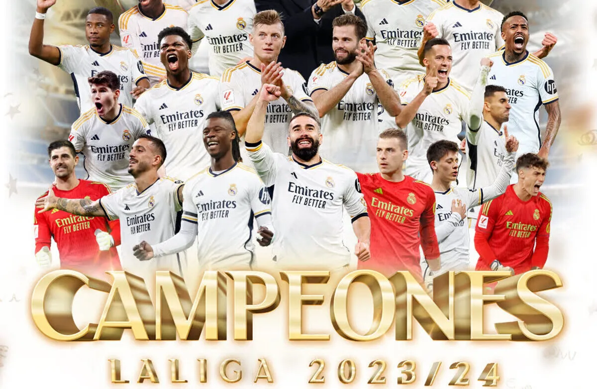 El Real Madrid campeón de liga
