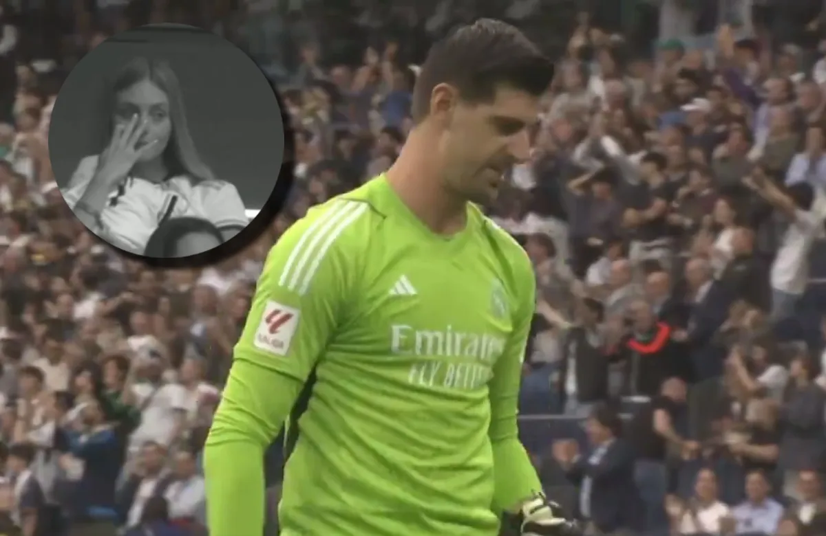 No se vio en TV: lo que hizo la mujer de Courtois tras su vuelta con el Real Madrid