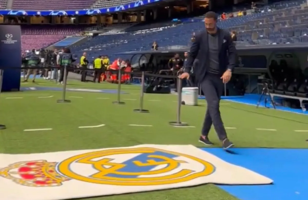 El gesto de Rio Ferdinand cuando llegó al escudo del Madrid: nadie se lo esperaba