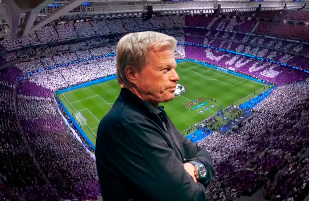 La reacción de Oliver Kahn al ver el nuevo Bernabéu por primera vez: “Es una m…”