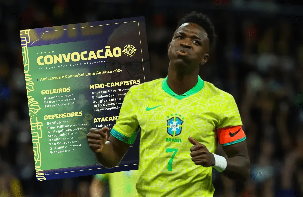 Oficial, lista de Brasil para la Copa América: Vinicius, Rodrygo y dos sorpresas madridistas