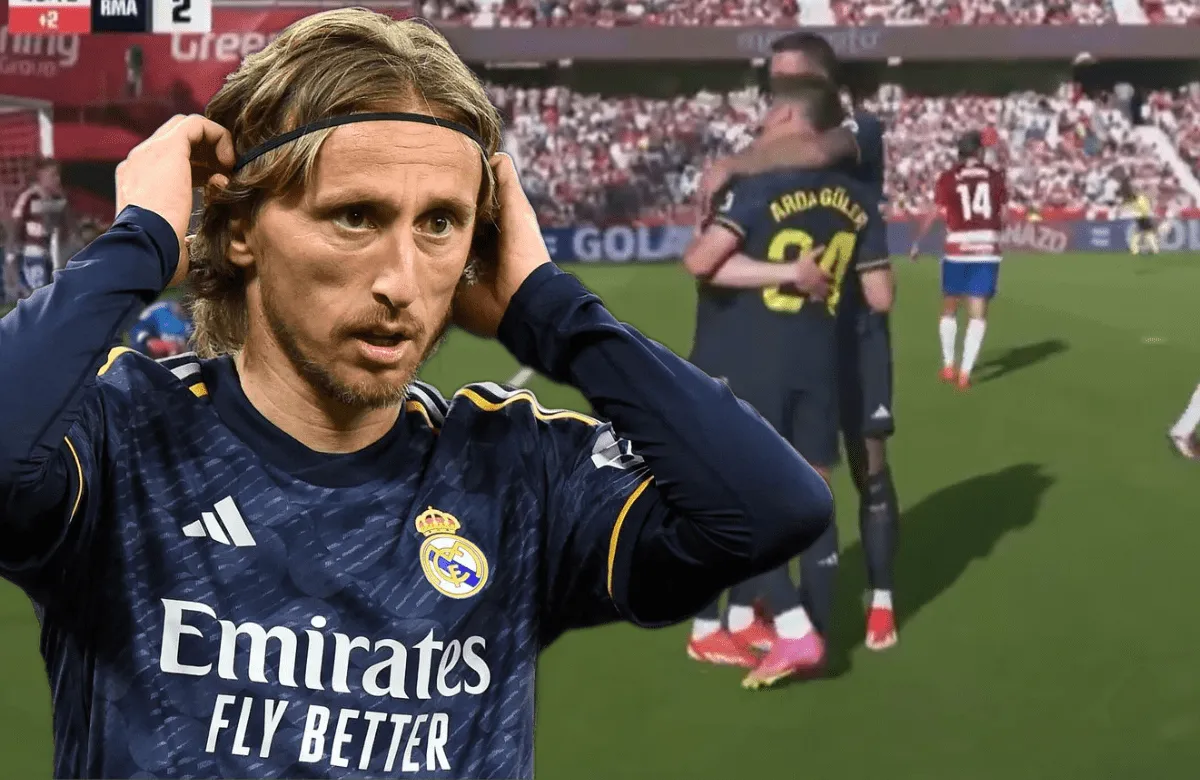 Modric comentó con Arda Güler su gol contra el Granada