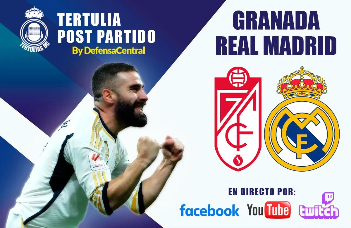 Tertulia post partido del Granada – Real Madrid y anuncio de Mbappé