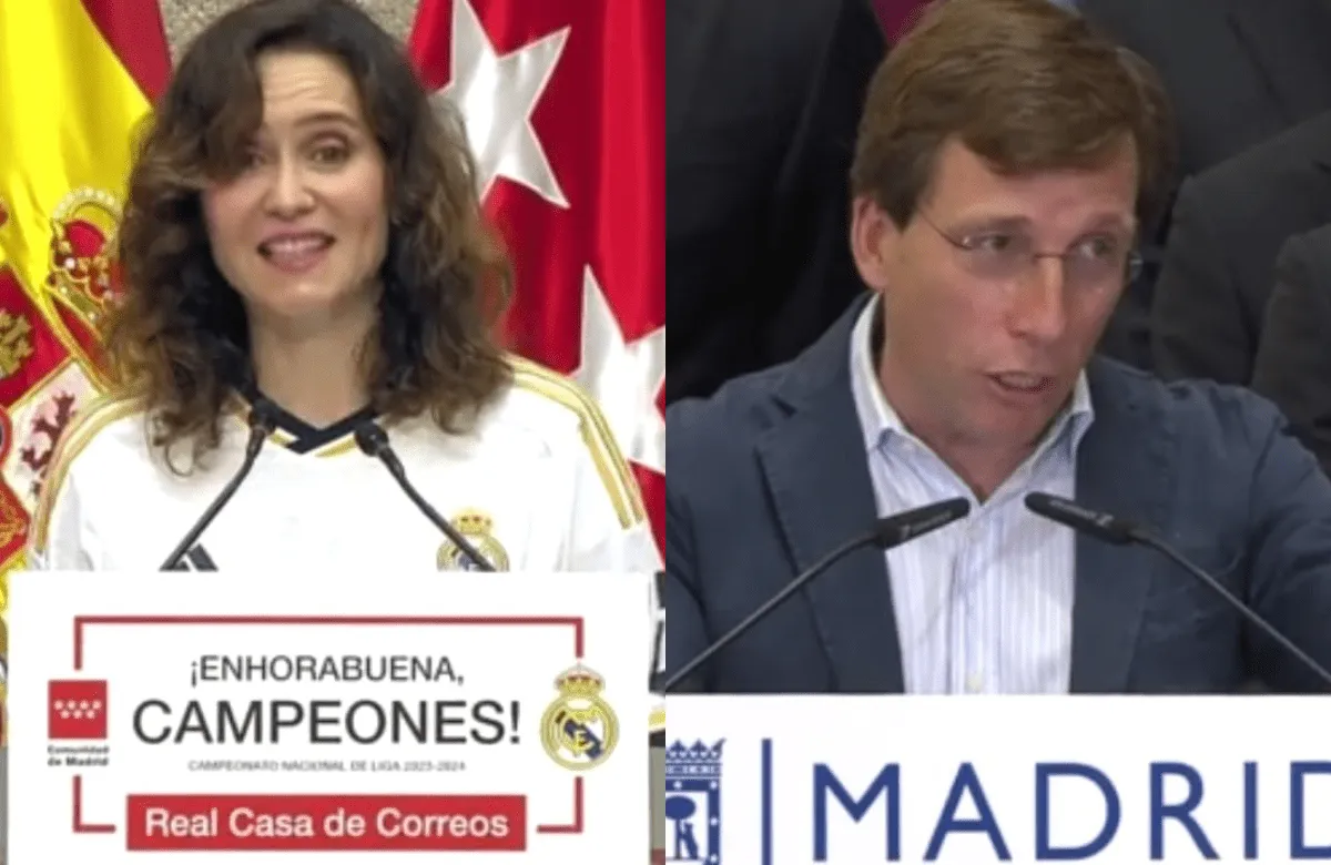 Isabel Díaz Ayuso y José Luis Martínez-Almeida se rinden al Real Madrid: "sois el orgullo de esta ciudad"