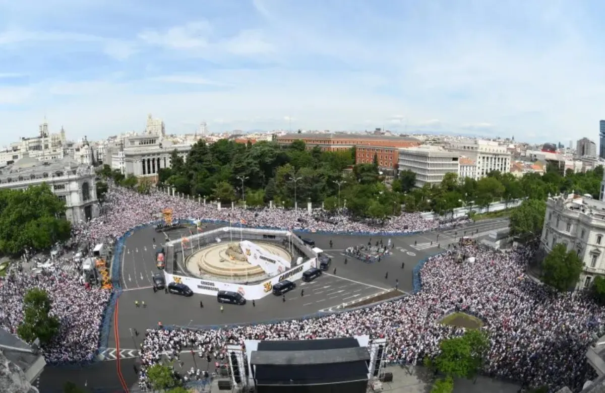 Oficial, los datos de la celebración del Real Madrid: cuántas personas fueron a la Cibeles