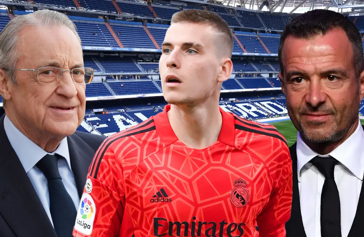 Acuerdo entre Mendes y Florentino por Lunin: el portero se puede marchar del Madrid