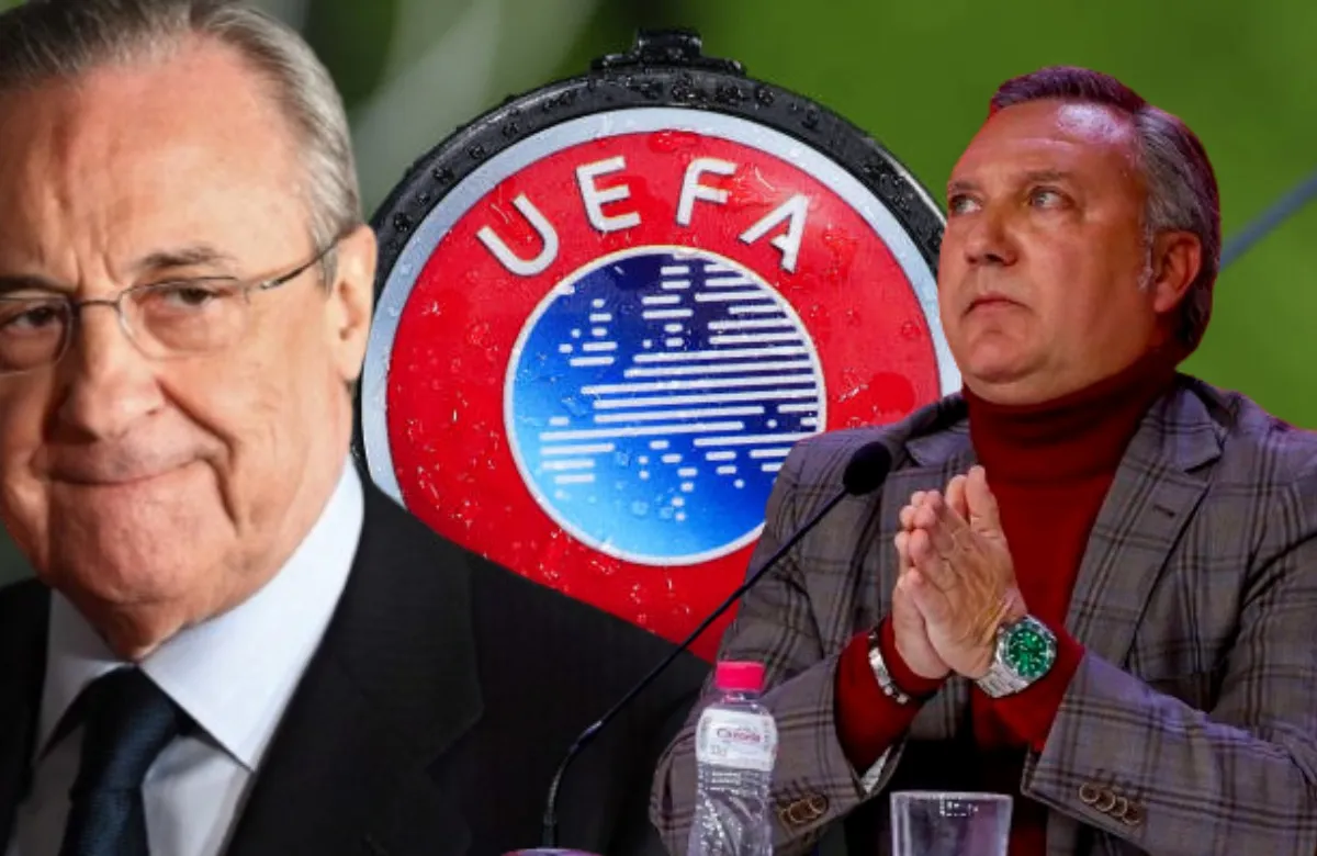 La UEFA le da la razón a Florentino sobre los árbitros de la Liga: Cantalejo K.O