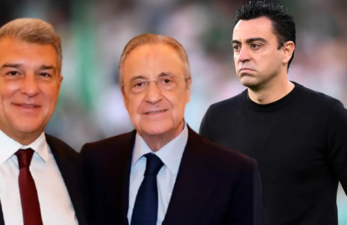 La reacción de Florentino al despido de Xavi al ver imposible ganarle al Madrid: “Hay que d…”