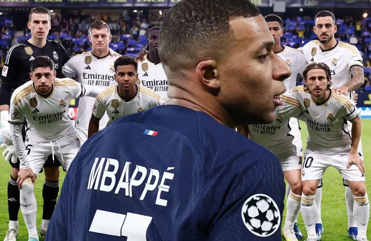 Kylian Mbappé y once del Real Madrid