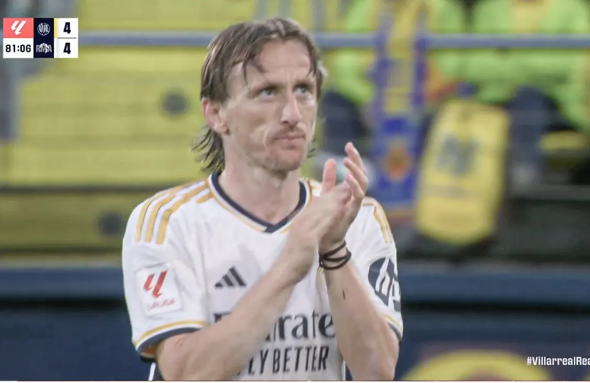La reacción de Modric a la ovación que le dio la afición del Villarreal: "Cuando esté j..."