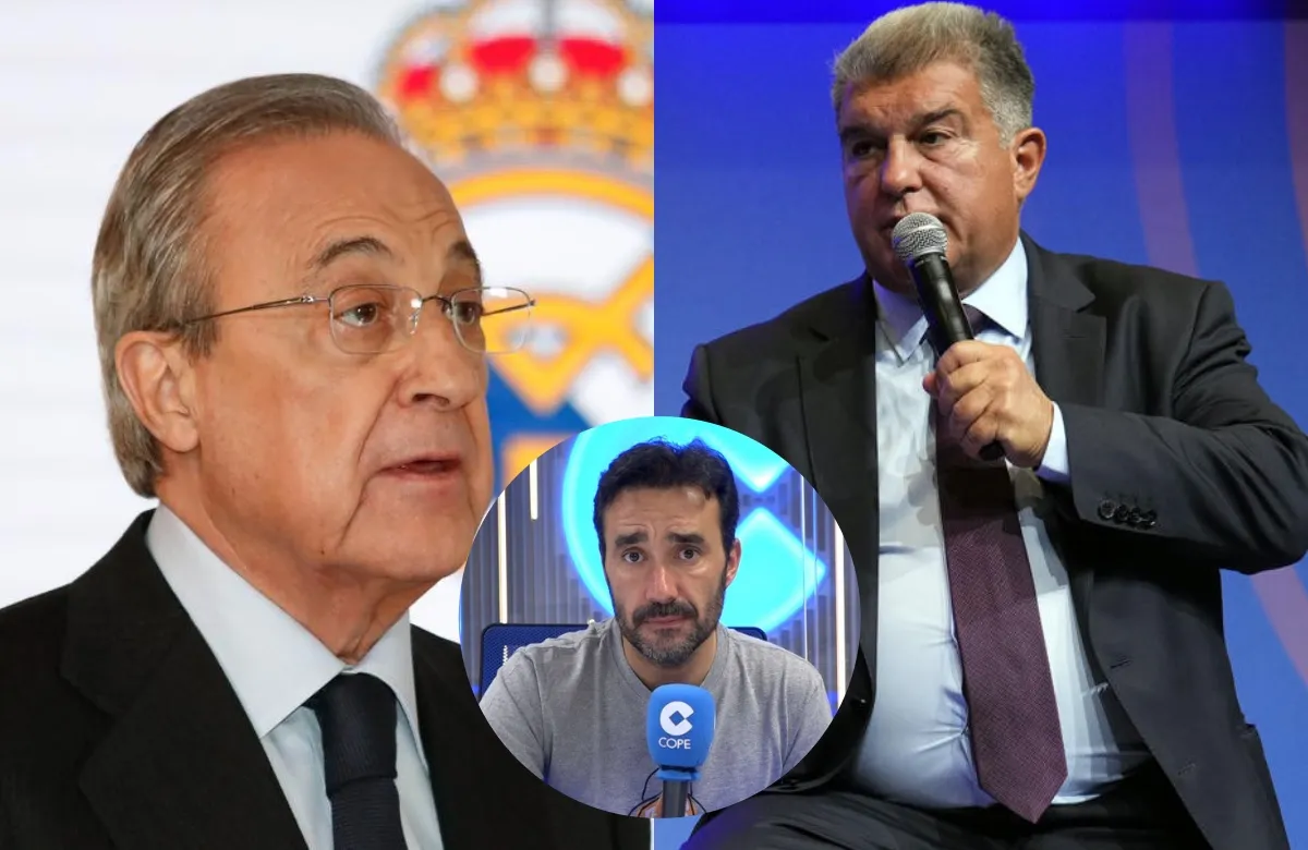 Juanma Castaño compara a Florentino con Laporta y deja K.O al Barça: “En el Madrid...”