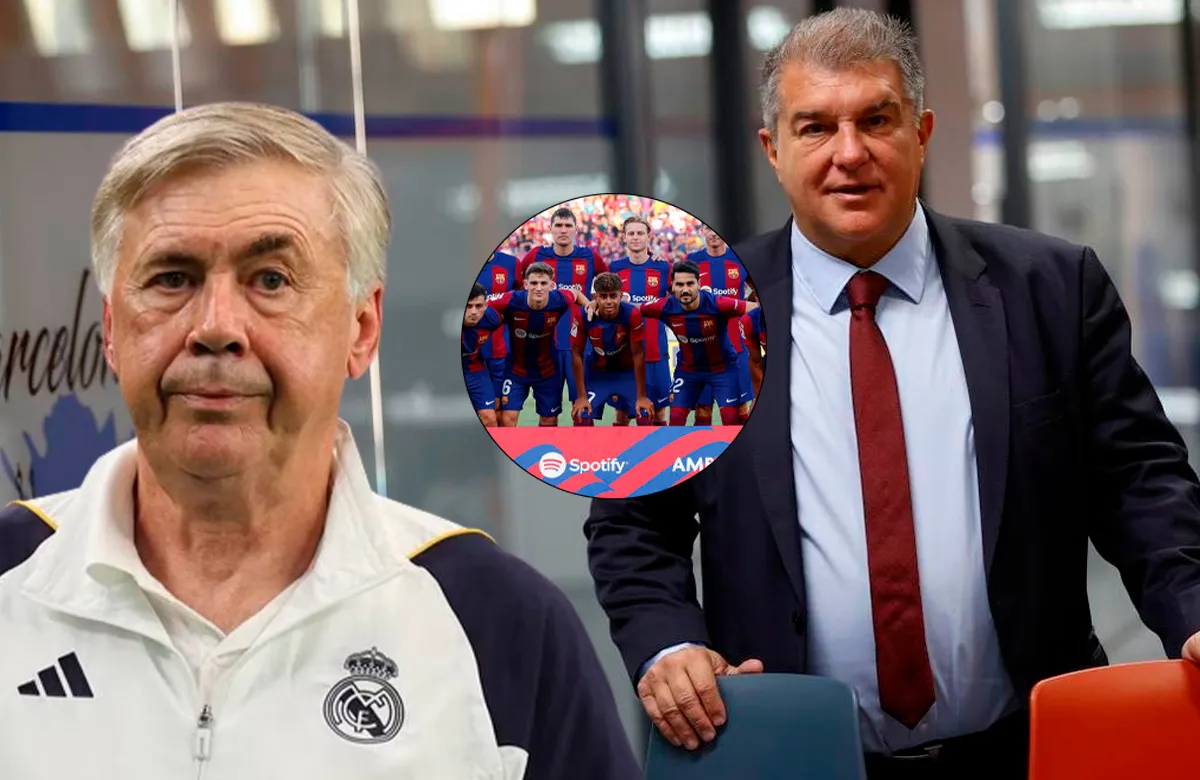 Lo anuncian en Barcelona: Laporta quiere fichar al entrenador que idolatra a Ancelotti