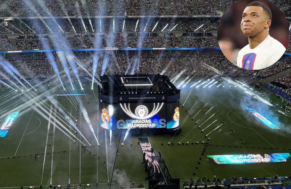 Los guiños a Mbappé del Bernabéu en la celebración de la Decimoquinta: ya se le espera