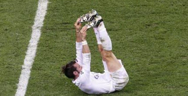 Bale padeció calambres en la final de Milán