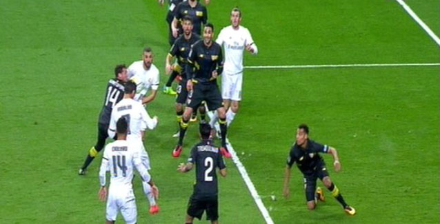 El no fuera de juego de Bale ante el Sevilla