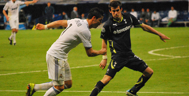 Bale y Cristiano en su duelo de Champions de 2011