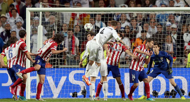 El gol de Sergio Ramos en Lisboa