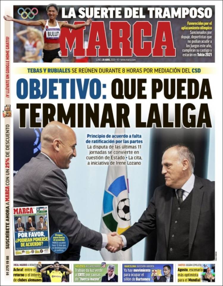 Las portadas de Marca, As, Sport y M. Deportivo | Defensa Central