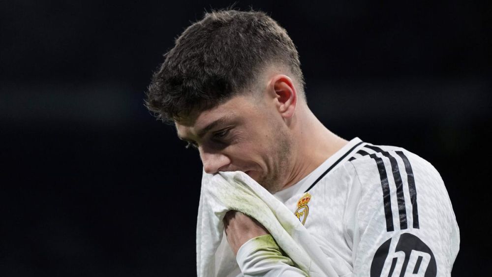 Fede Valverde durante el Real Madrid - Atlético de Madrid Fede Valverde durante el Real Madrid - Atlético de Madrid