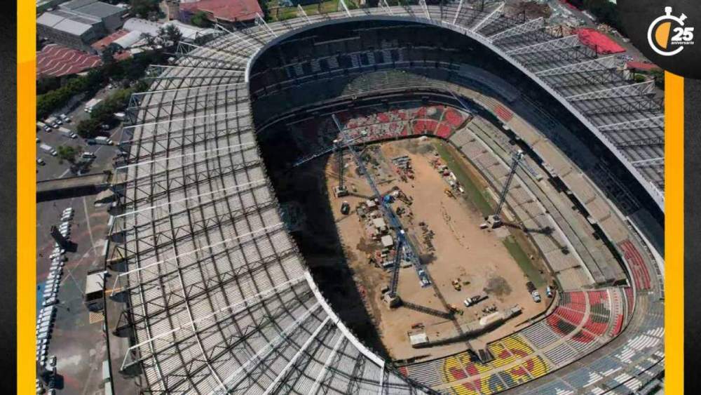 Estadio Azteca en obras Estadio Azteca en obras