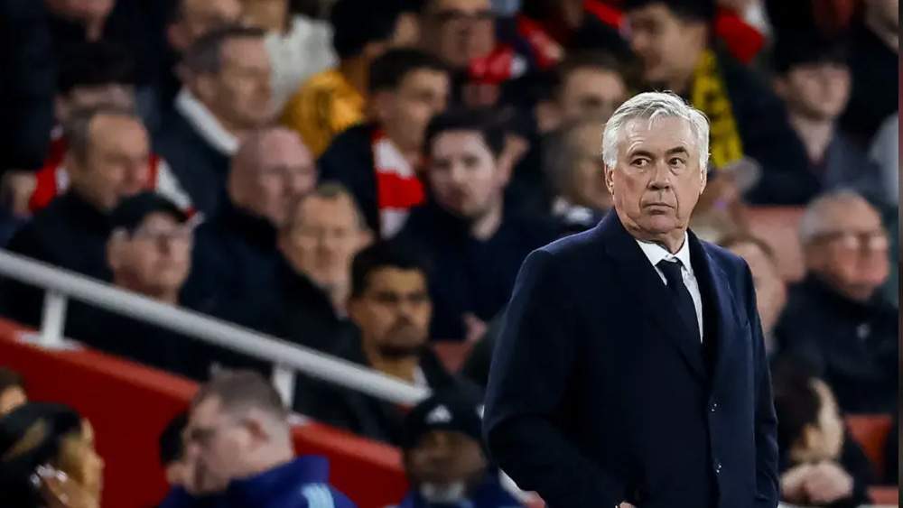 Carlo Ancelotti frente al Arsenal Carlo Ancelotti frente al Arsenal