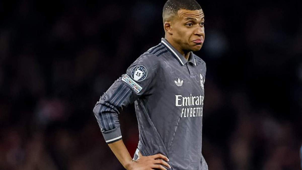Mbappé durante el partido de ida ante el Arsenal Mbappé durante el partido de ida ante el Arsenal