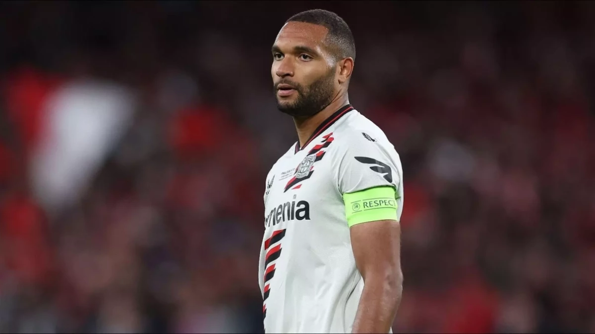 Jonathan Tah durante un partido del Bayer Leverkusen Jonathan Tah durante un partido del Bayer Leverkusen