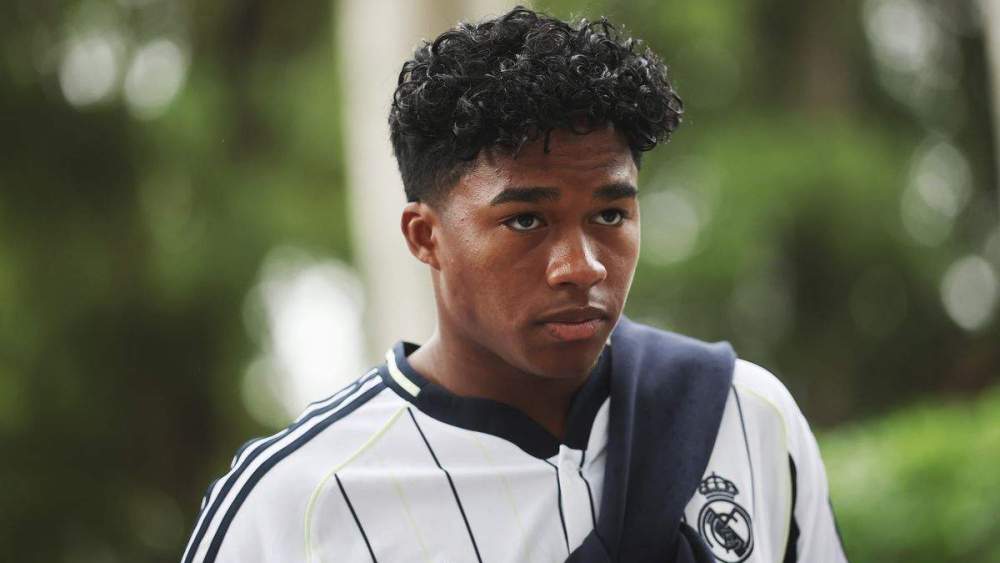 Endrick en la concentración del Real Madrid en Estados Unidos. Endrick en la concentración del Real Madrid en Estados Unidos.