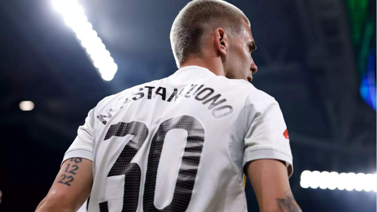 Franco Mastantuono durante el partido entre Real Madrid y Osasuna Franco Mastantuono durante el partido entre Real Madrid y Osasuna