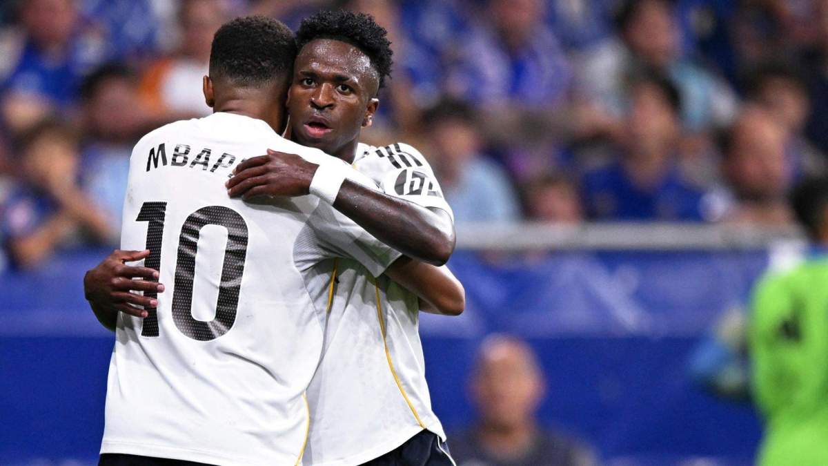 Kylian Mbappé y Vinicius Jr Kylian Mbappé y Vinicius Jr