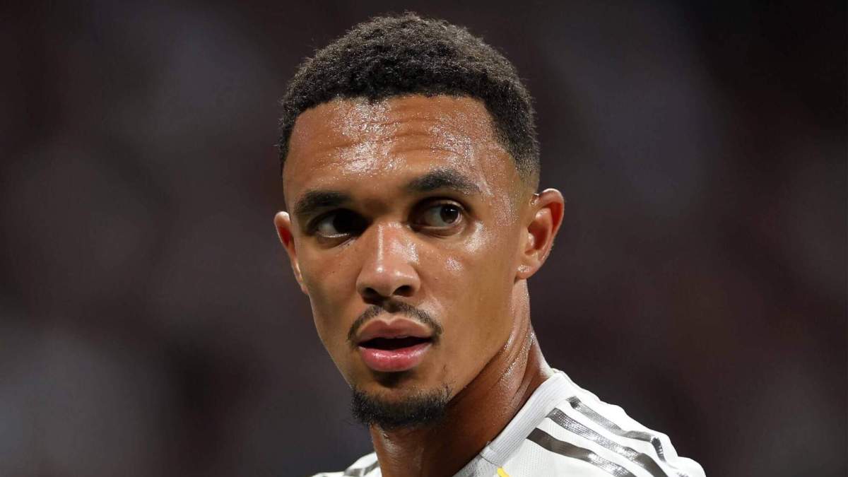 Trent Alexander-Arnold jugando un partido con el Real Madrid. Trent Alexander-Arnold jugando un partido con el Real Madrid.