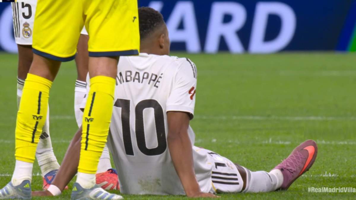 Mbappé, lesionado Mbappé, lesionado