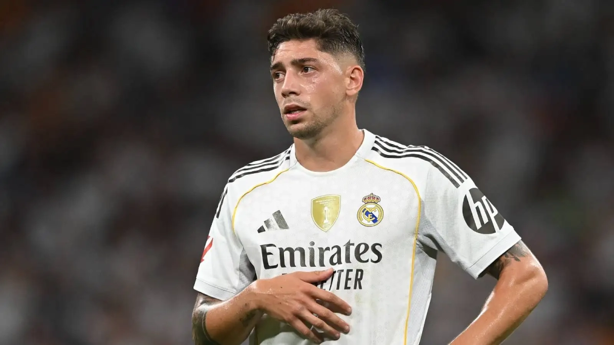 Fede Valverde disputando un partido con el Real Madrid. Fede Valverde disputando un partido con el Real Madrid.