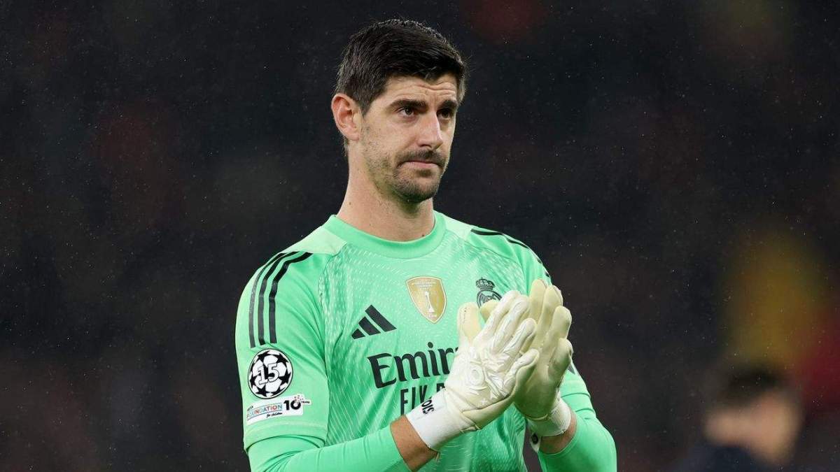 Thibaut Courtois disputando un partido con el Real Madrid. Thibaut Courtois disputando un partido con el Real Madrid.