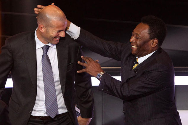 Pelé: Zidane ha sido el mejor de la última década