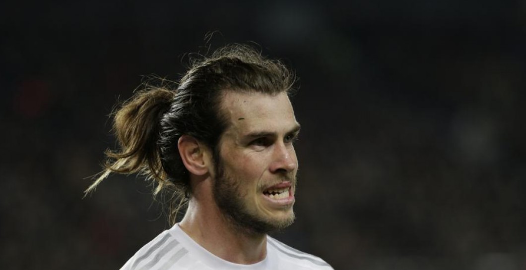 Gareth Bale en el partido ante el Barcelona