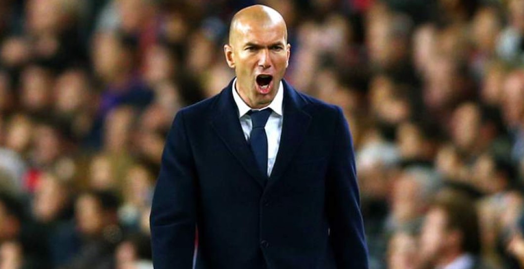 Zidane grita Camp Nou