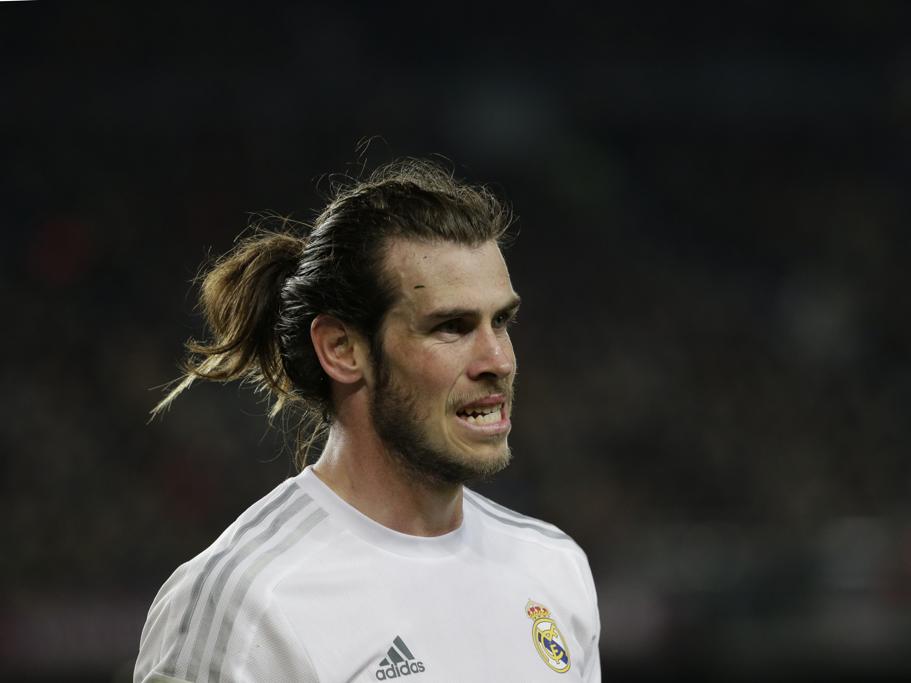 Gareth Bale en el partido ante el Barcelona