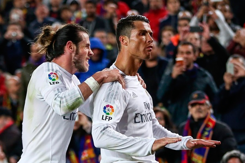 Cristiano y Bale en el Camp Nou