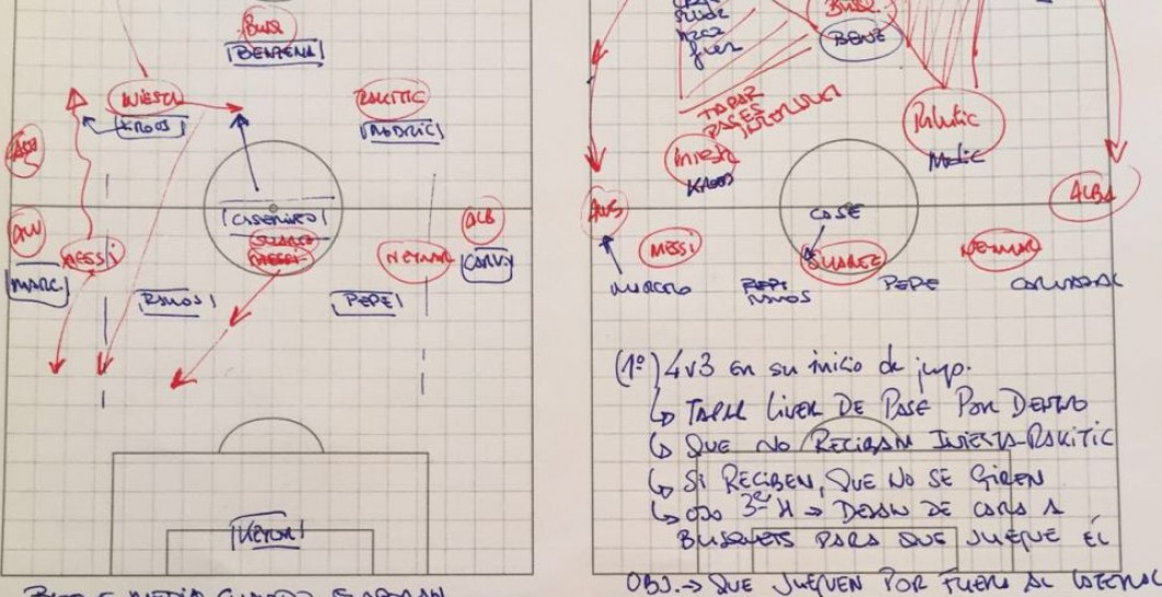 Los supuestos apuntes de Zidane revelados por el diario 'As'