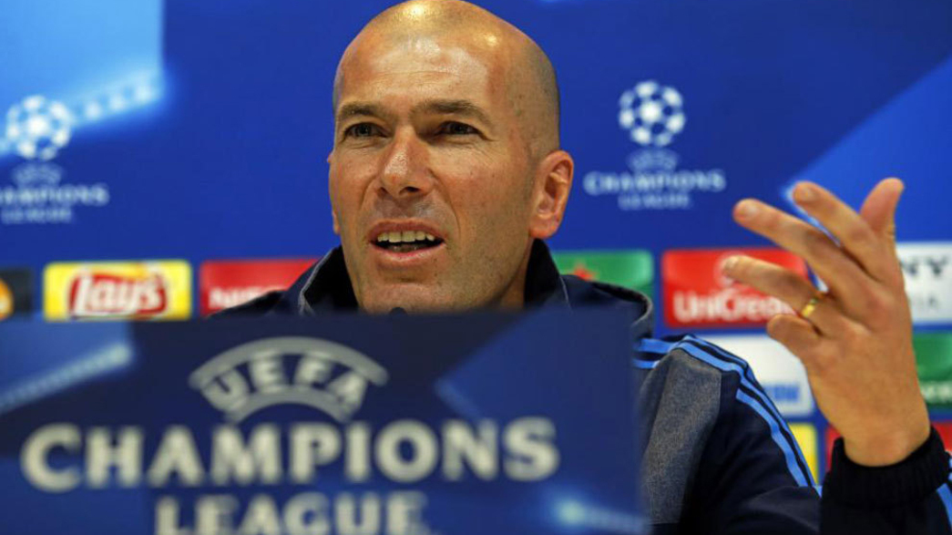 Zidane, rueda de prensa, Liga de Campeones