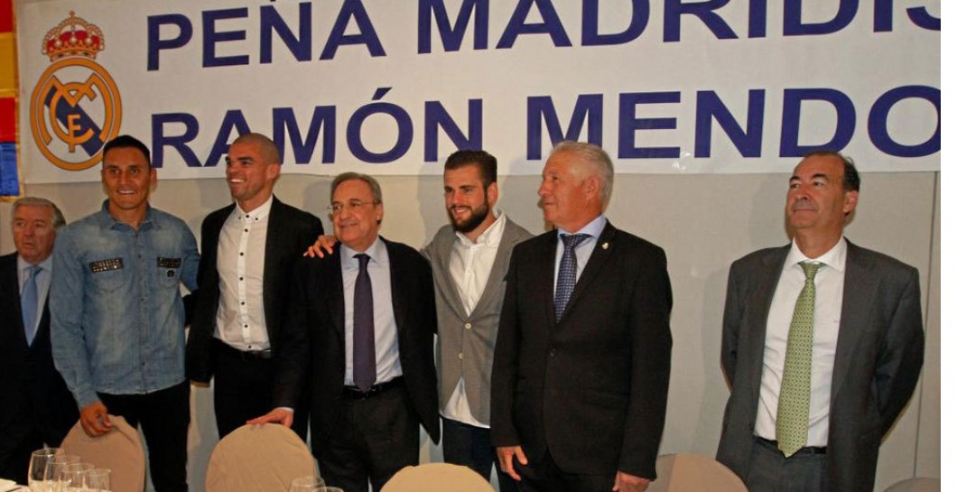 Pepe, Keylor y Nacho peña Ramón Mendoza