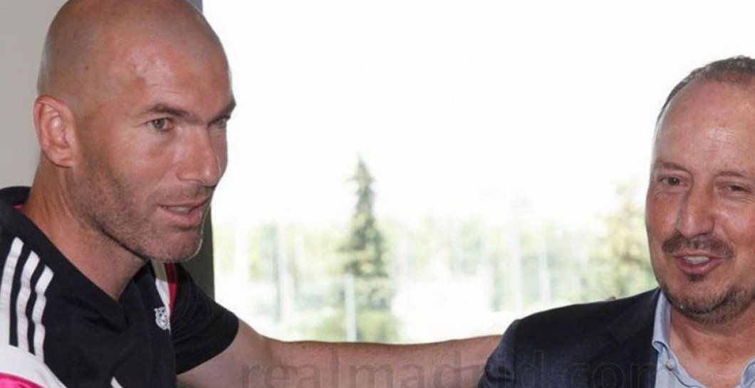 Zidane saluda a Benítez